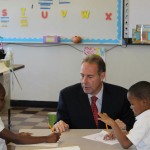 Senator Joe Robach visits Discovery Charter School